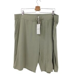 Cozy Earth Mens Bamboo Stretch Knit Pajama Shorts Palm Green XXL MBSKPSPXXL8678